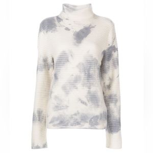 The Elder Statesman tie dye cashmere turtleneck sweater